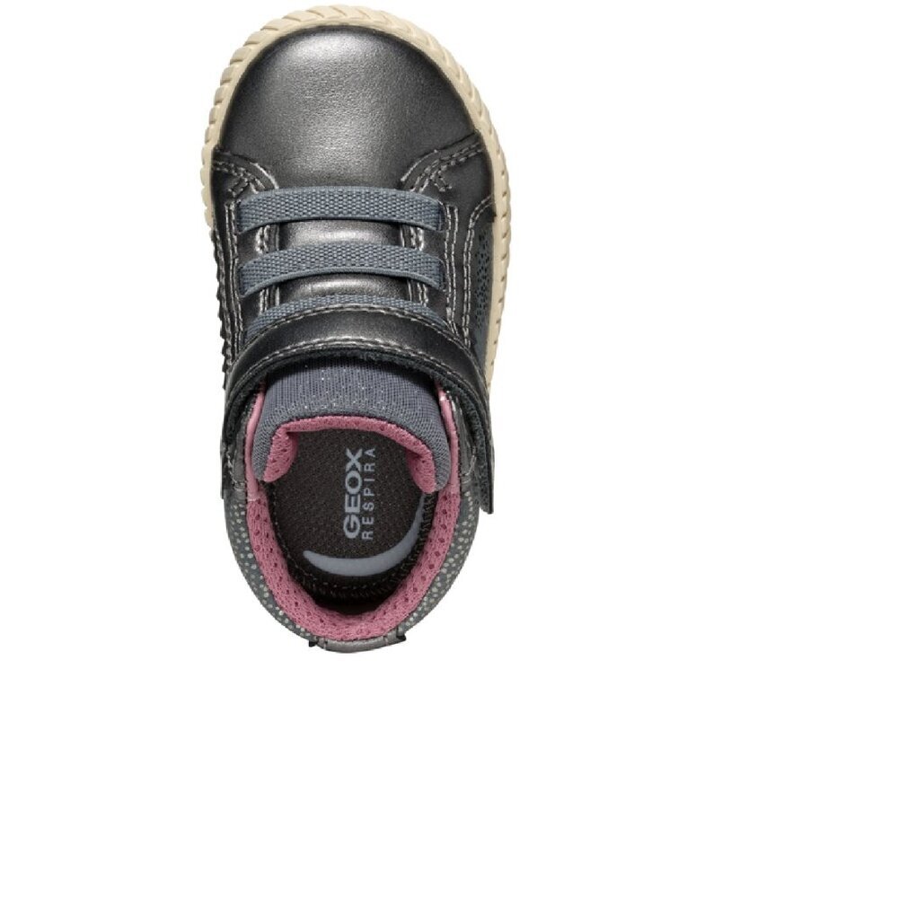 Geox Baby Toddler Girl Mirroless Shoes, Dark Grey, US 5.5, EU 21 - Picture 3 of 14